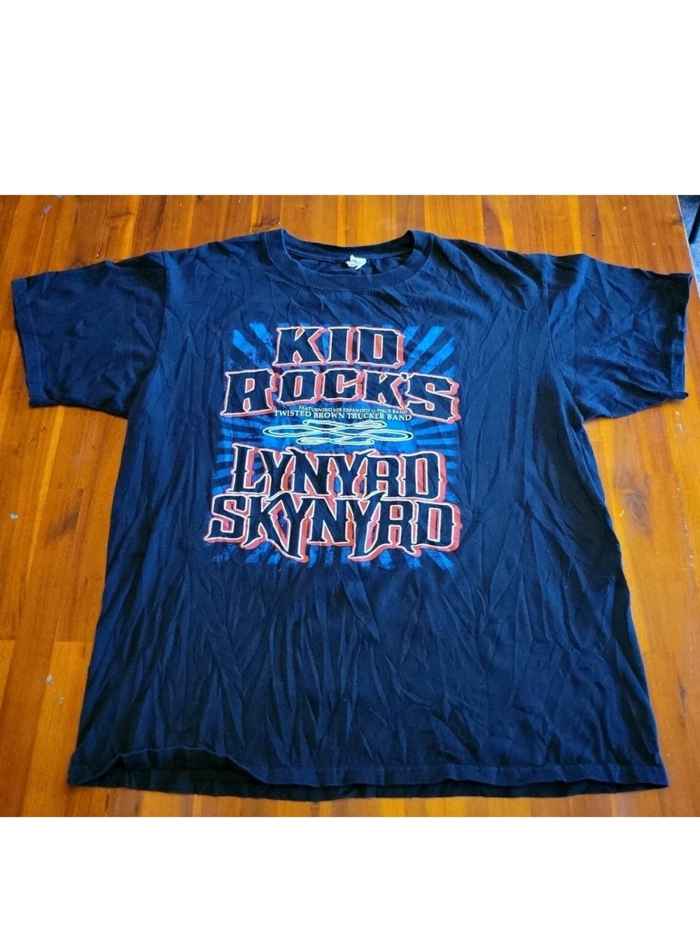 Kid Rock 2008 Tour T-shirt With Lynyrd Skynyrd Anvil Size XL Good Pre-owned Cond